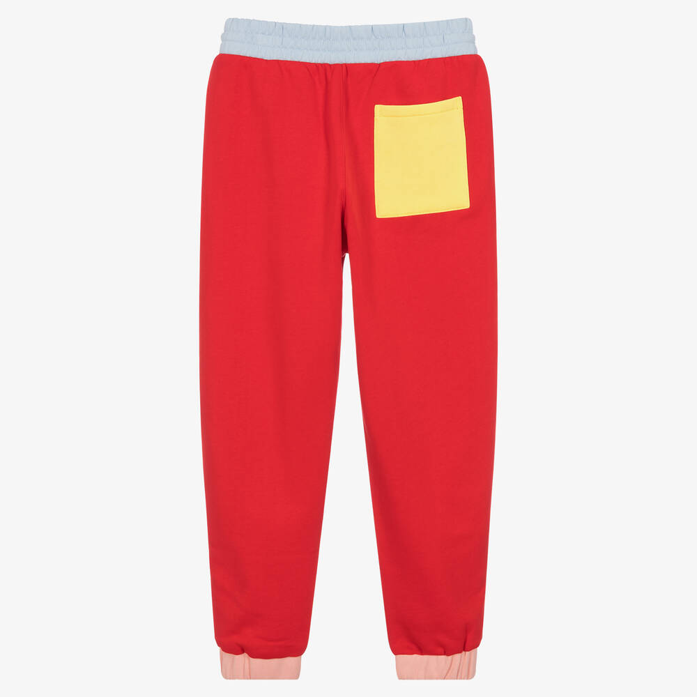 KENZO KIDS Teen Girls Red Cotton Joggers