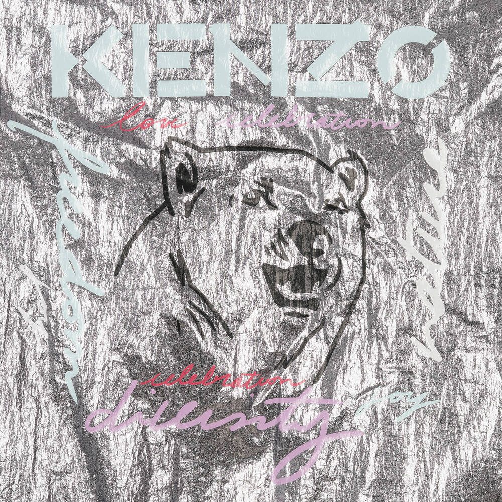 KENZO KIDS-Teen Girls Silver Puffer Coat | Childrensalon Outlet