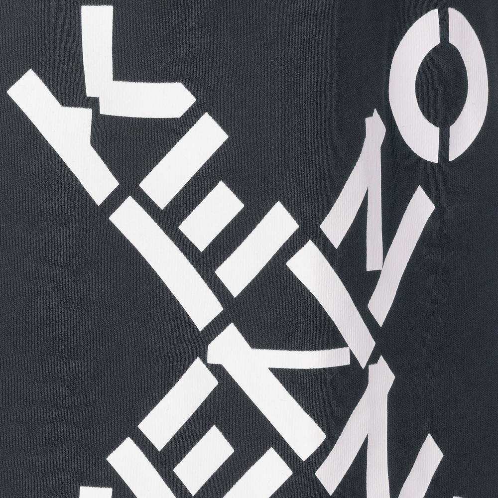 KENZO KIDS-Teen Grey Cotton Logo Skirt | Childrensalon Outlet