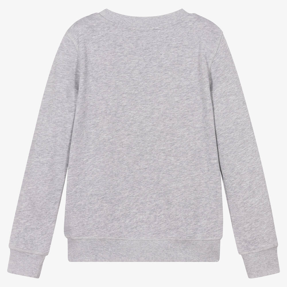 KENZO KIDS - Teen Grey Tiger Sweatshirt | Childrensalon Outlet