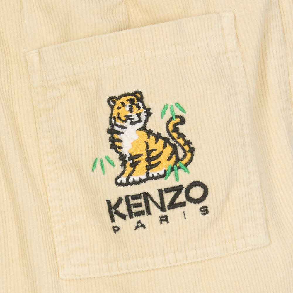KENZO KIDS-Кремовые вельветовые брюки KOTORA | Childrensalon Outlet
