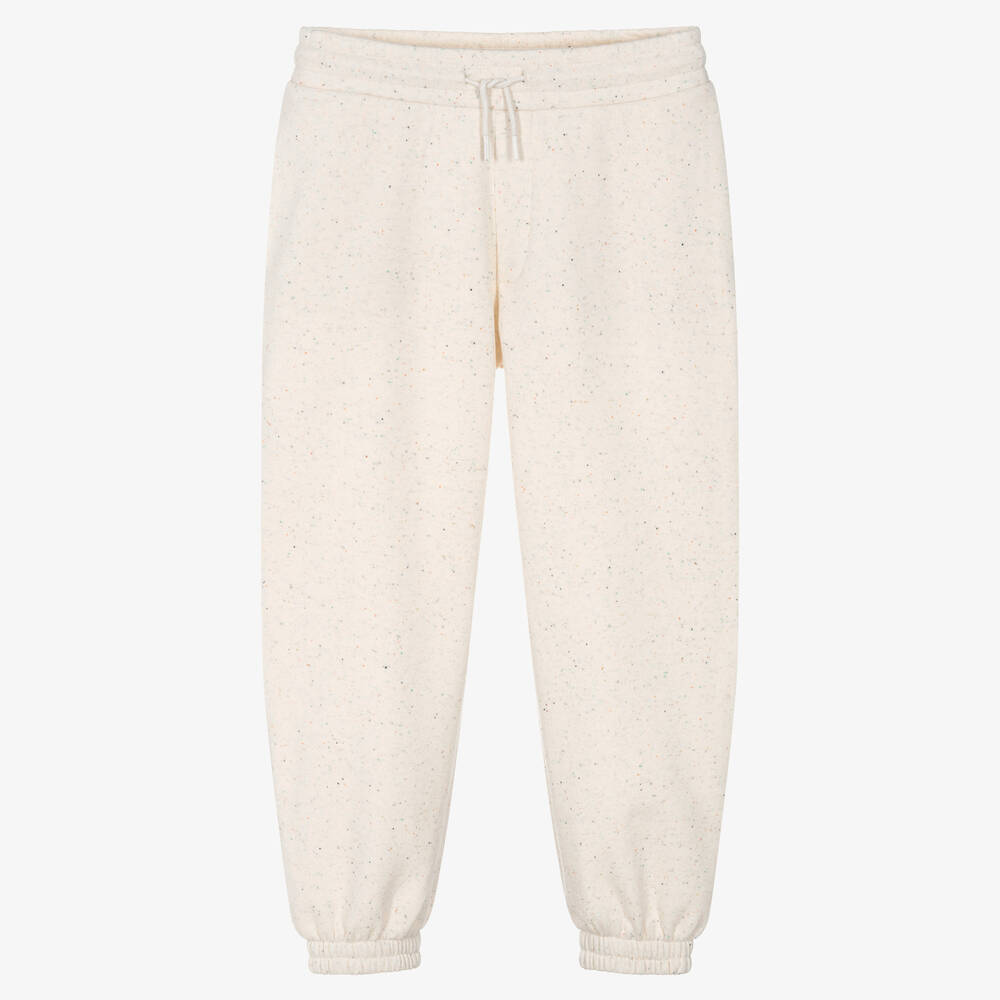 KENZO KIDS-Teen Ivory KOTORA Tiger Joggers  | Childrensalon Outlet