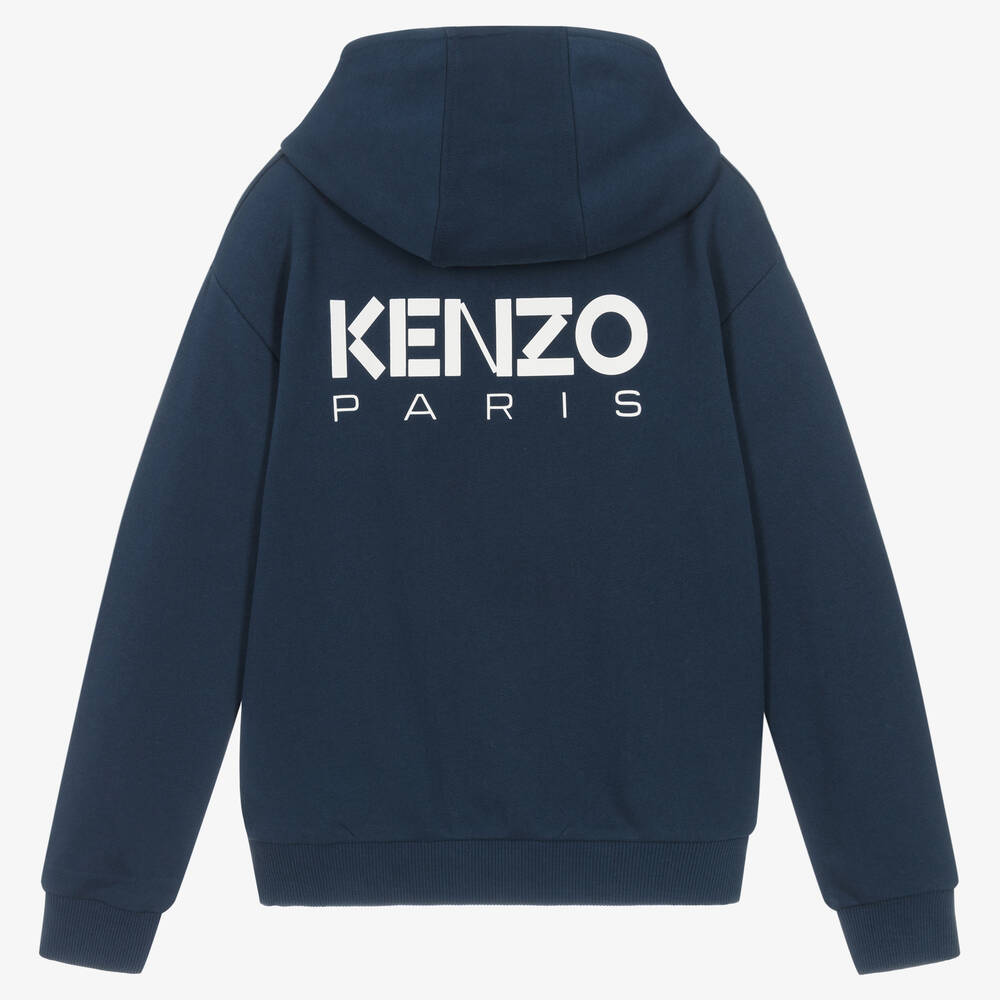 Kenzo blue hoodie new arrivals