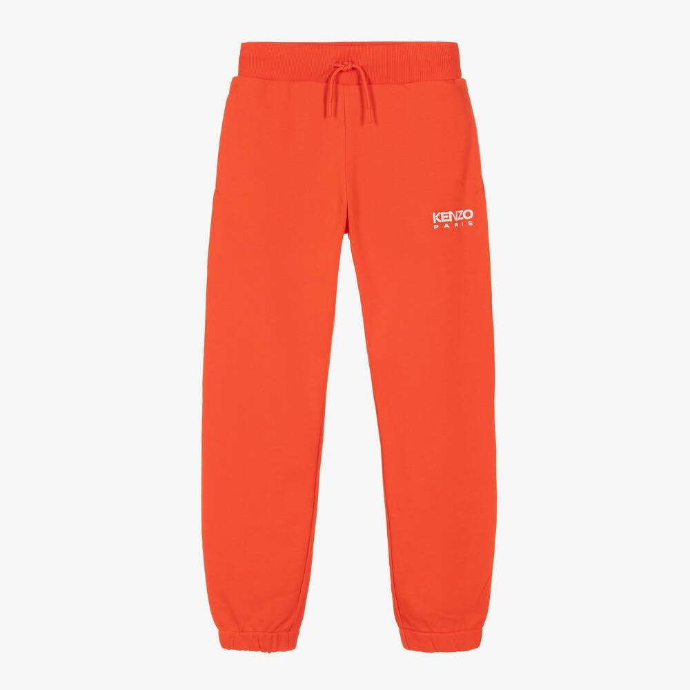 KENZO KIDS - Pantalon de jogging orange en coton | Childrensalon