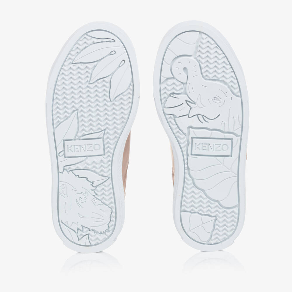 KENZO KIDS-Teen Pink Leather KOTORA Trainers | Childrensalon Outlet