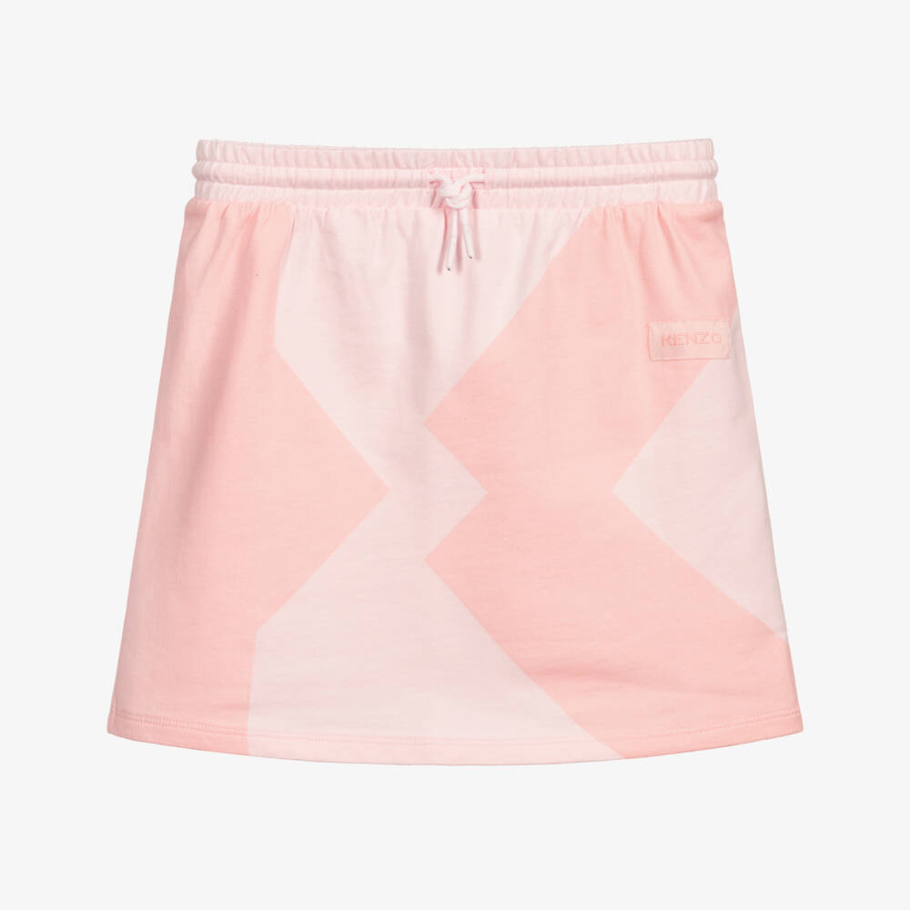 KENZO KIDS-Teen Pink Logo Mini Skirt | Childrensalon Outlet