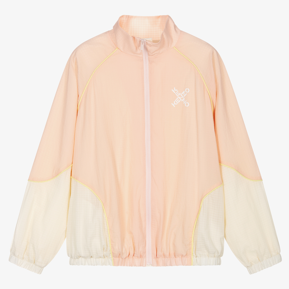 KENZO KIDS - Розовая нейлоновая куртка для подростков | Childrensalon