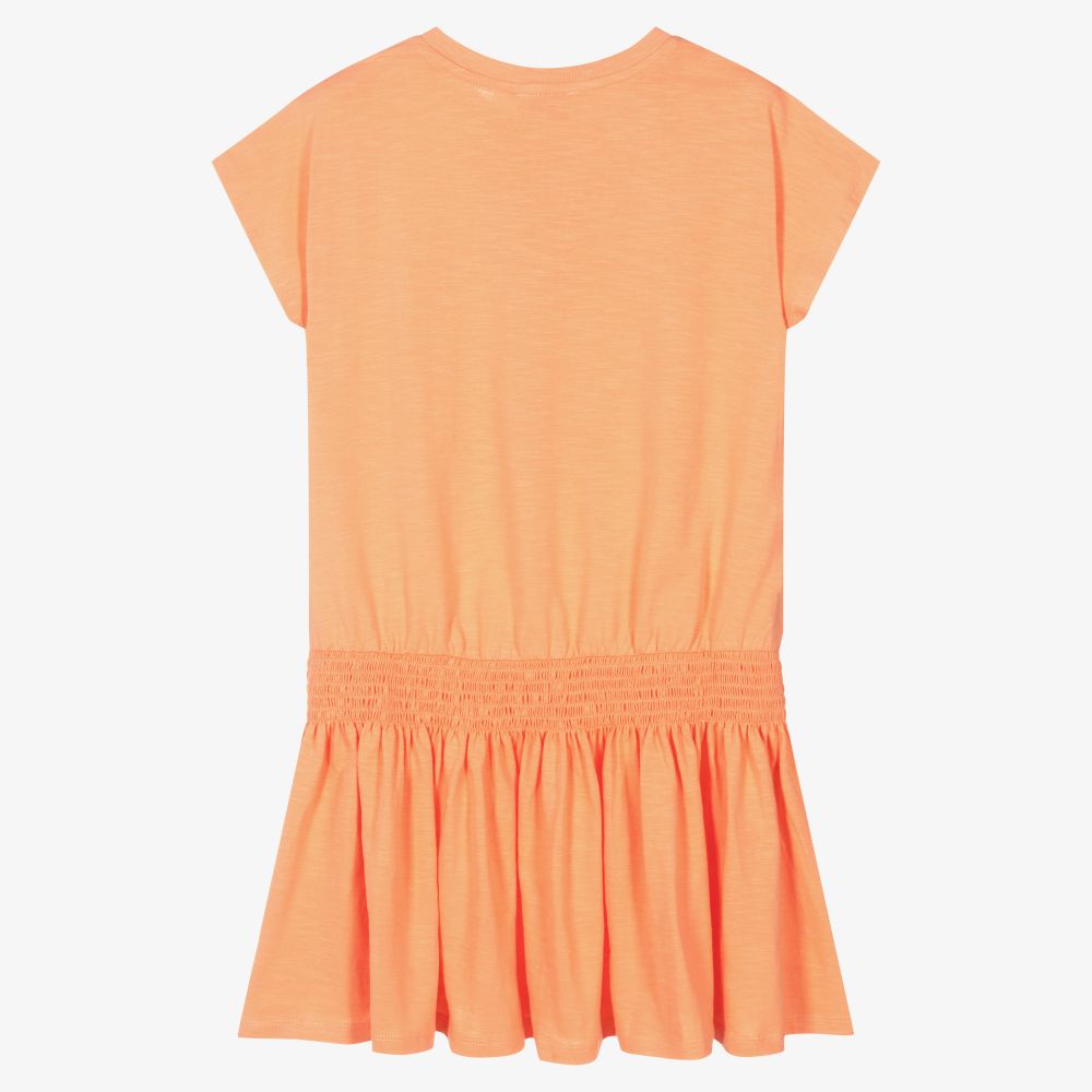 KENZO KIDS-Teen Pink Printed Tiger Slub Dress | Childrensalon Outlet