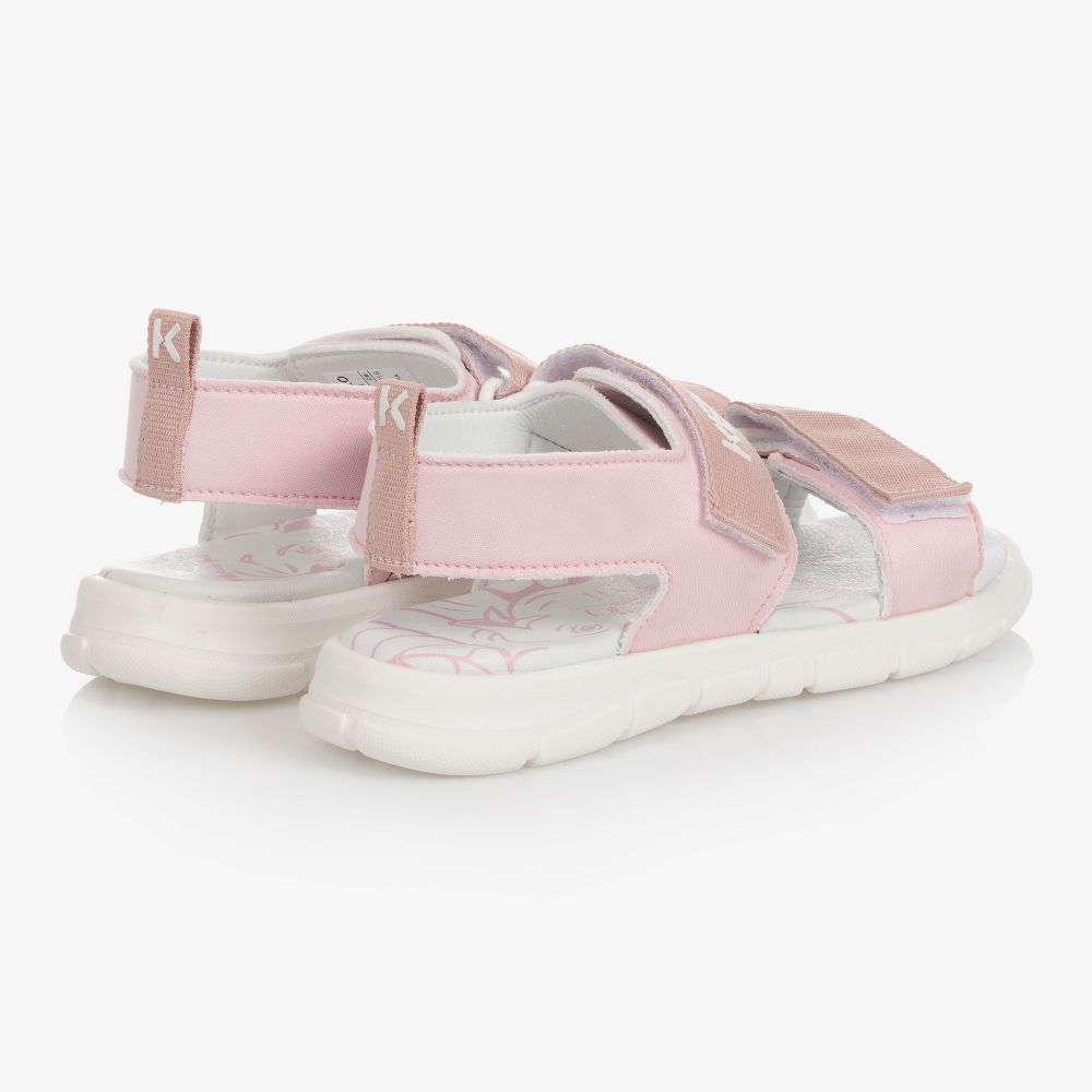 KENZO KIDS-Teen Pink Velcro Sandal | Childrensalon Outlet