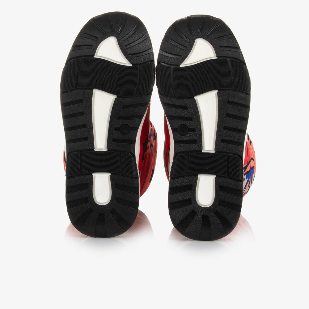 KENZO KIDS-Teen Red Floral Snow Boots | Childrensalon Outlet