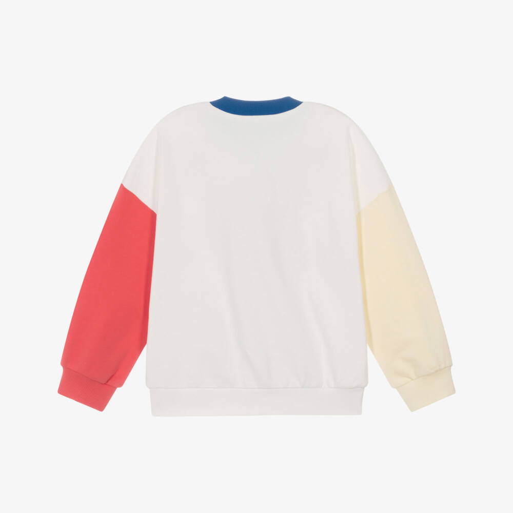 KENZO KIDS-White Bubble Tiger Sweatshirt | Childrensalon Outlet