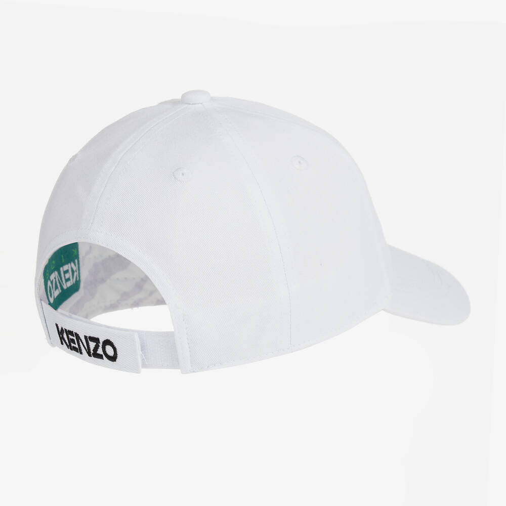 Kids white cap discount