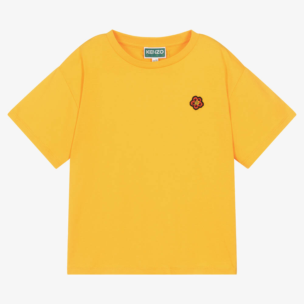 Kenzo yellow hot sale t shirt