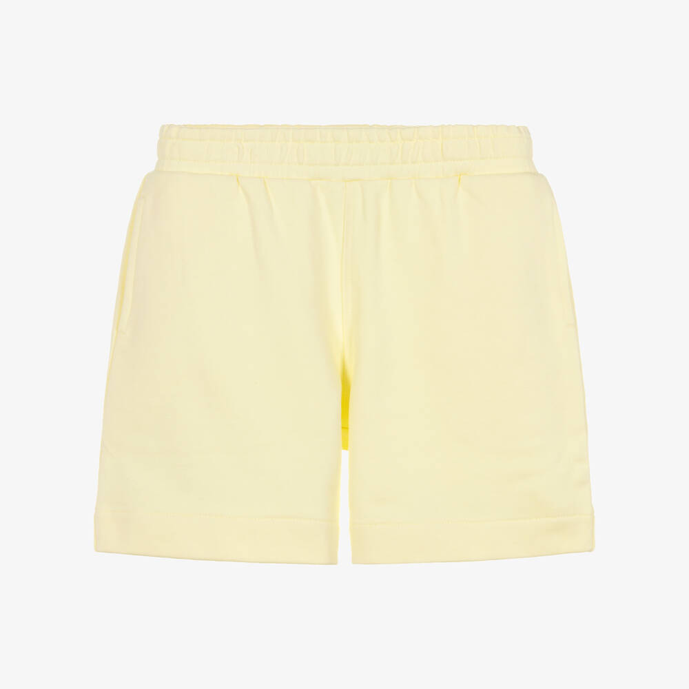 KENZO KIDS-Yellow Logo Shorts | Childrensalon Outlet