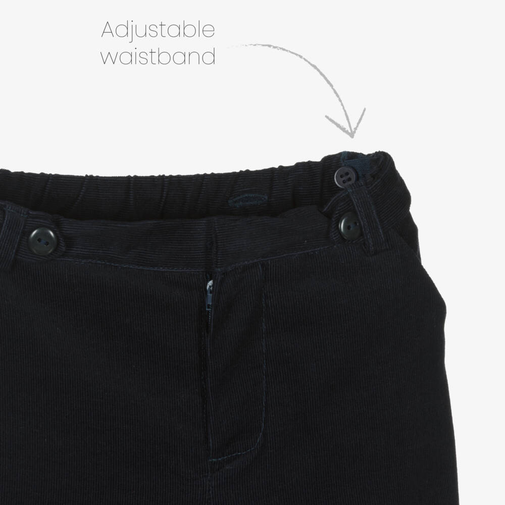 Kidiwi-Boys Blue Tartan Trouser Ensemble | Childrensalon Outlet