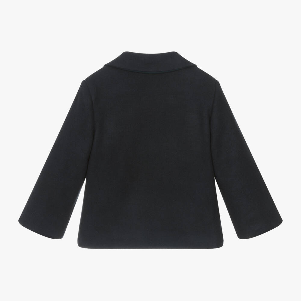 Kidiwi-Boys Double-Breasted Wool Jacket | Childrensalon Outlet