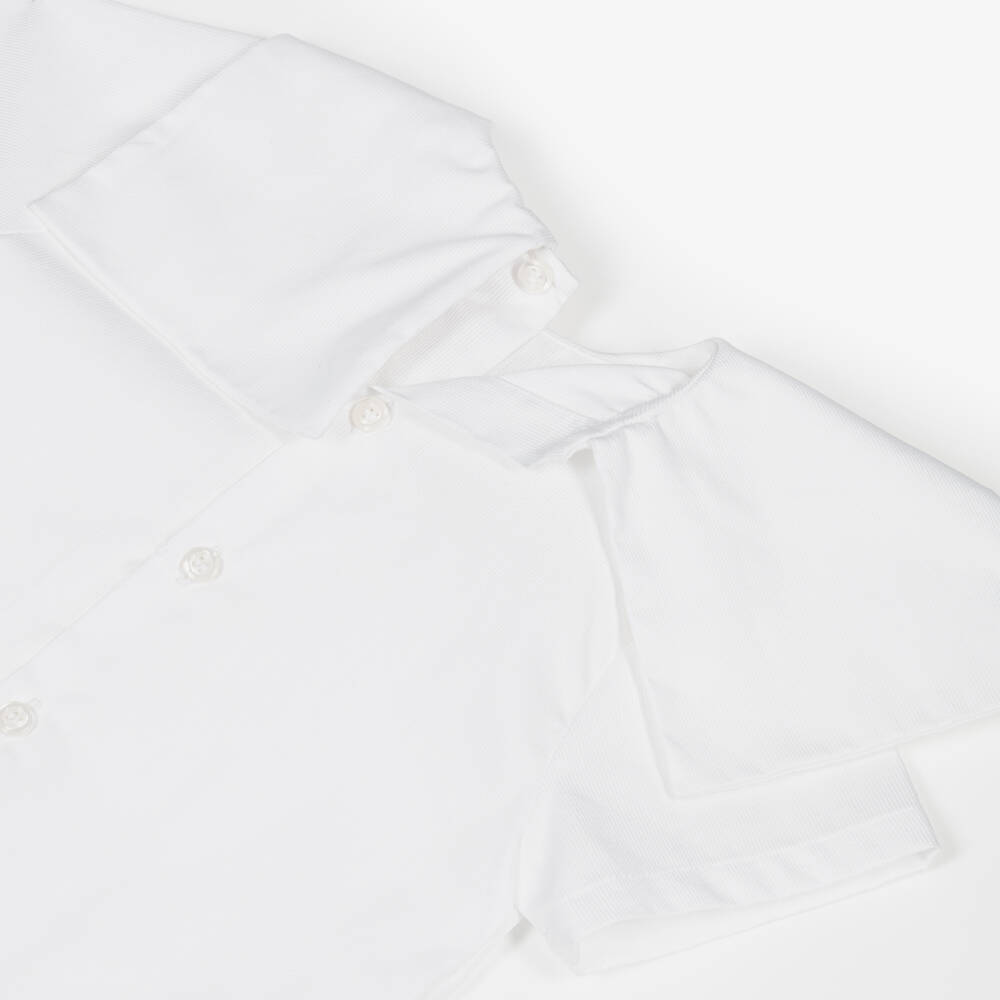 Kidiwi-Зеленый и белый хлопковый ансамбль для мальчиков | Childrensalon Outlet