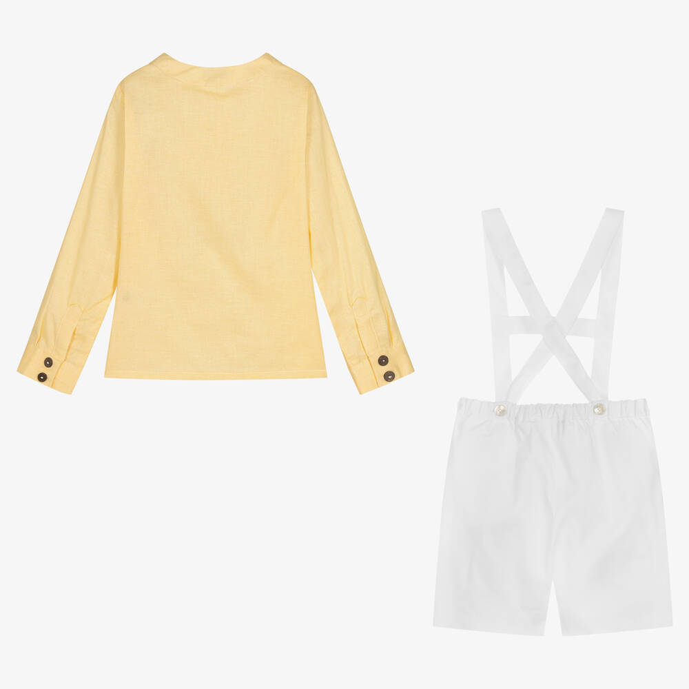 Kidiwi-Льняная рубашка и шорты из хлопка | Childrensalon Outlet