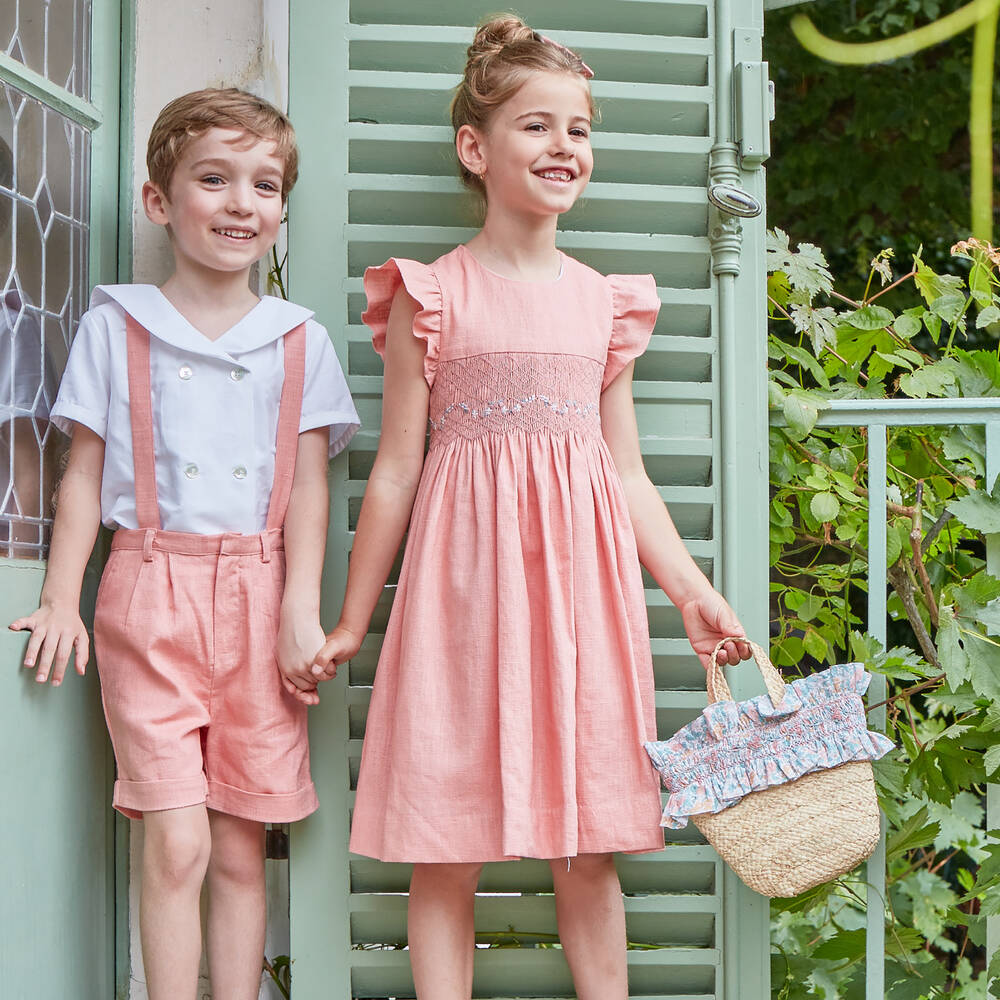 Kidiwi-Girls Beige Raffia Handbag | Childrensalon Outlet