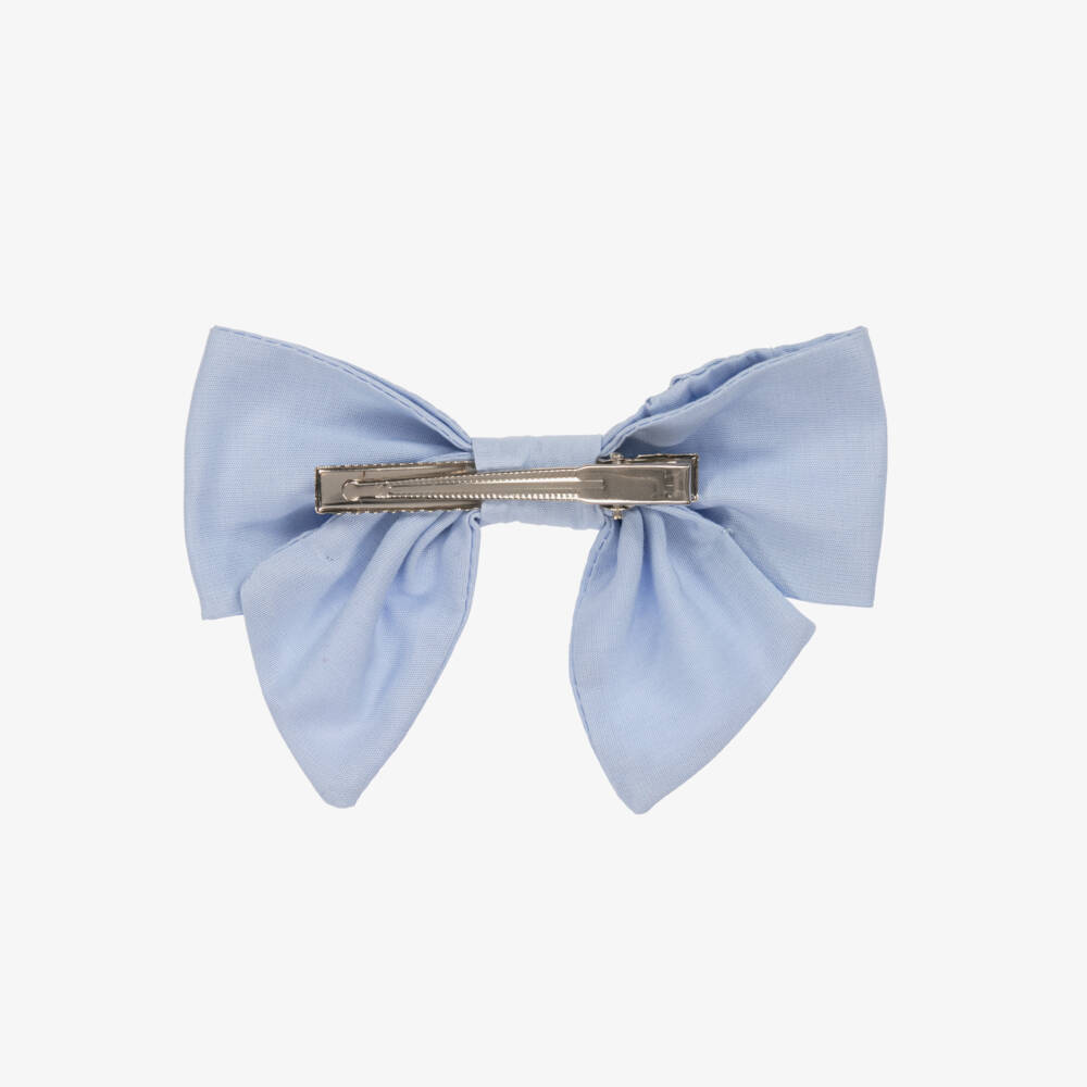 Kidiwi-Girls Cerulean Ribbon Hair Accessory | Childrensalon Outlet