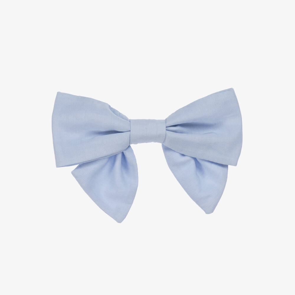 Kidiwi-Girls Cerulean Ribbon Hair Accessory | Childrensalon Outlet