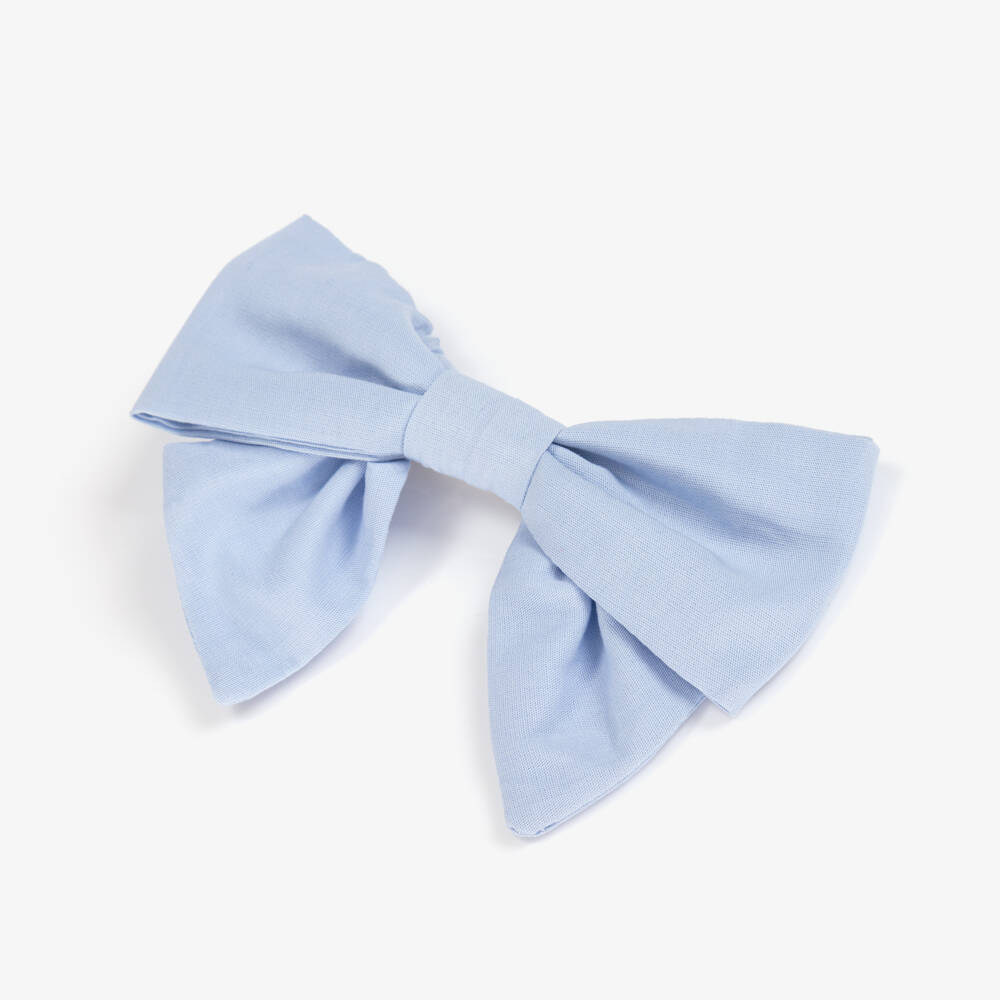 Kidiwi-Girls Cerulean Ribbon Hair Accessory | Childrensalon Outlet
