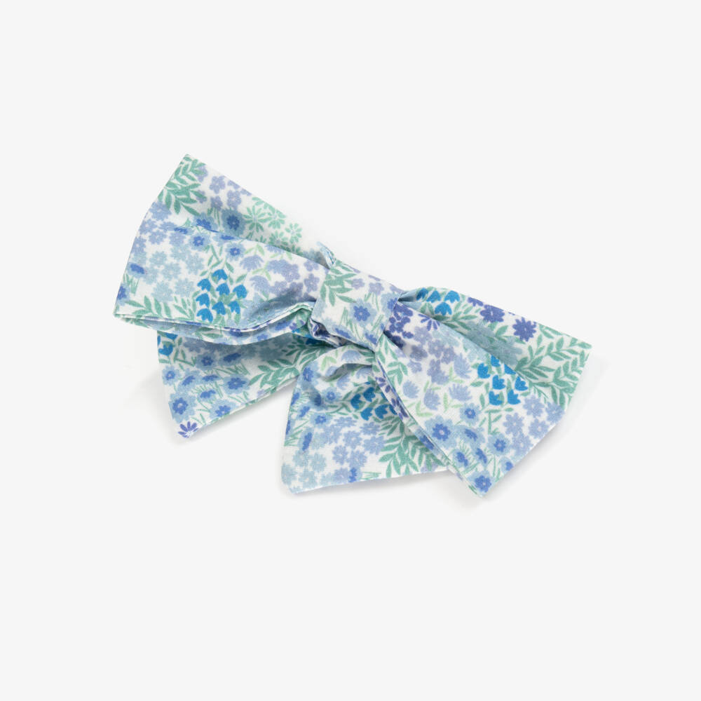 Kidiwi-Girls Elegant Blue Floral Hairpiece | Childrensalon Outlet