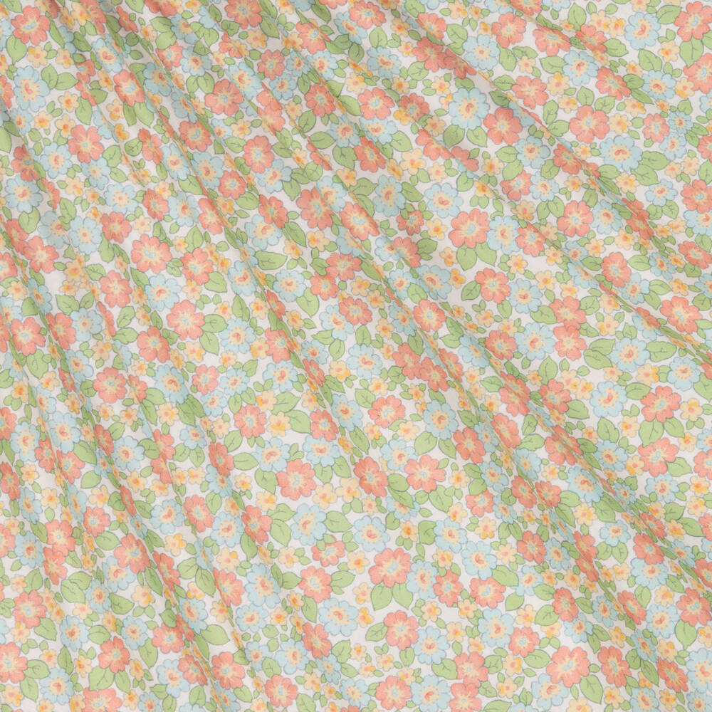 Kidiwi-Girls Green Floral Smocked Dress | Childrensalon Outlet