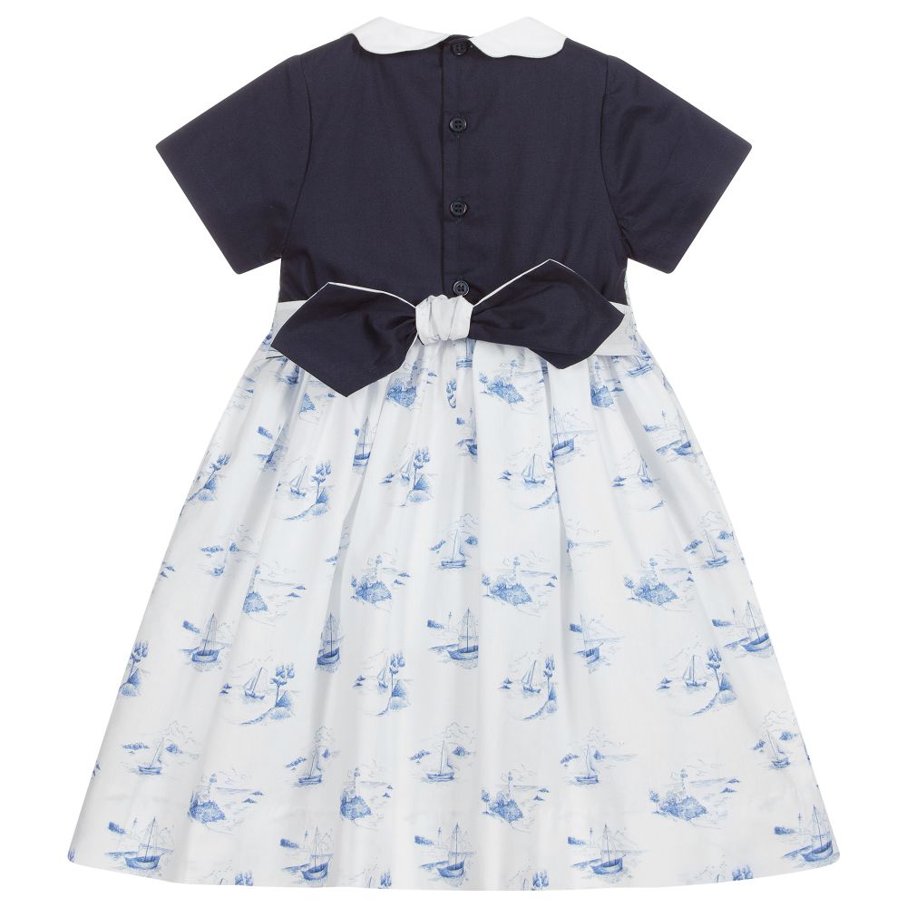 Kidiwi-Хлопковое платье ручной работы для девочек | Childrensalon Outlet