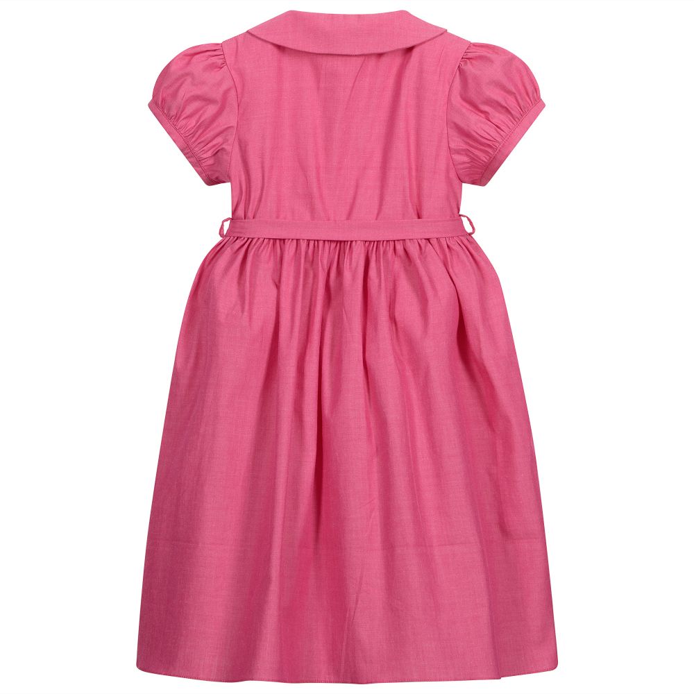 Kidiwi-Розовое хлопковое платье для девочек | Childrensalon Outlet