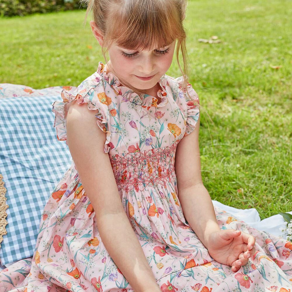Liberty print new arrivals dress girl