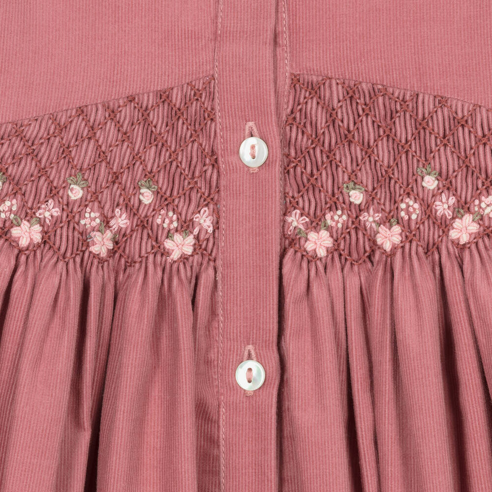 Kidiwi-Розовое платье со сборками | Childrensalon Outlet