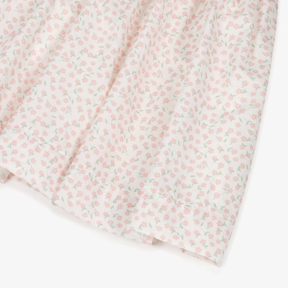 Kidiwi-فستان قطني وردي مصنوع يدويًا للبنات | Childrensalon Outlet