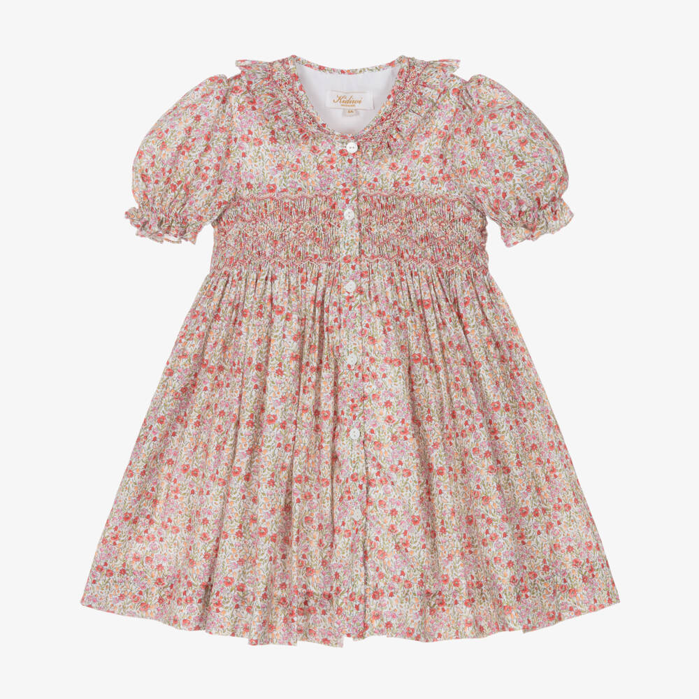 Kidiwi-Платье из хлопка с цветочным узором для девочек | Childrensalon Outlet