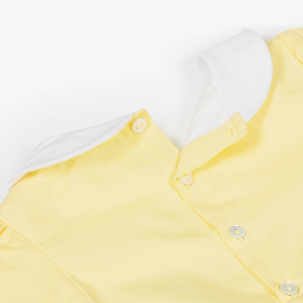 Kidiwi-Girls Sunny Smocked Cotton Frock | Childrensalon Outlet