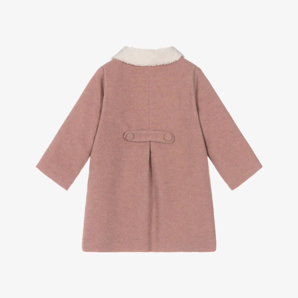 Kidiwi-Girls Wool Blend Long Jacket | Childrensalon Outlet