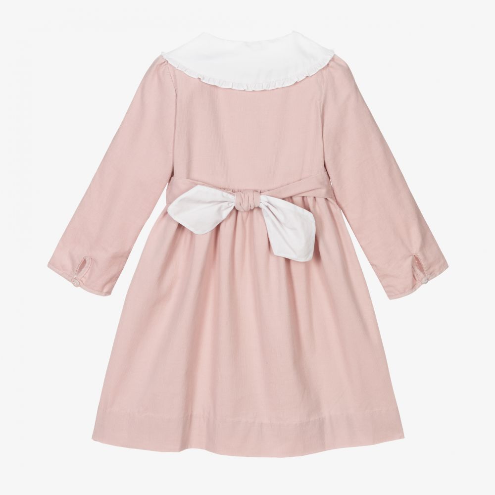 Kidiwi-Pink Corduroy Dress | Childrensalon Outlet