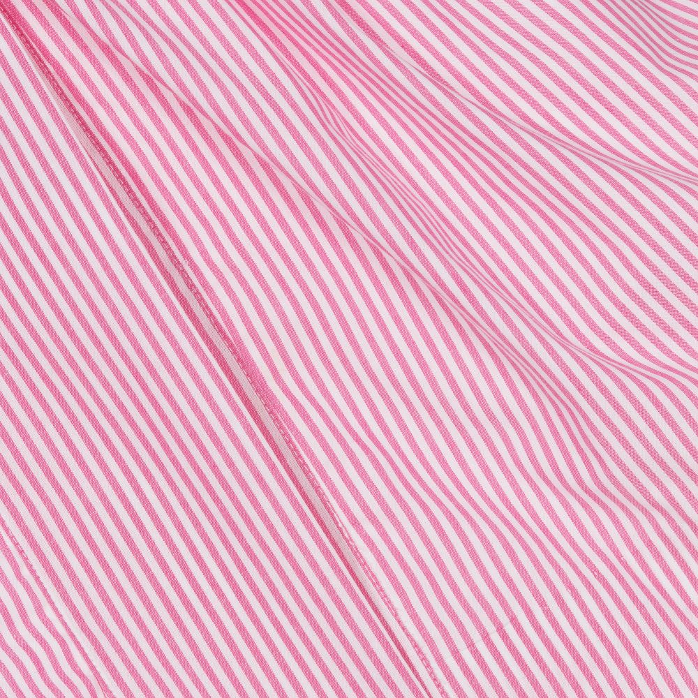 Kidiwi-Pink Striped Cotton Dress | Childrensalon Outlet