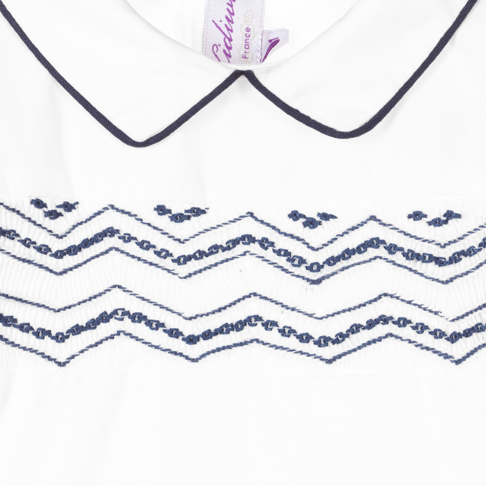 Kidiwi-Smocked Red Tartan Shorts Set  | Childrensalon Outlet