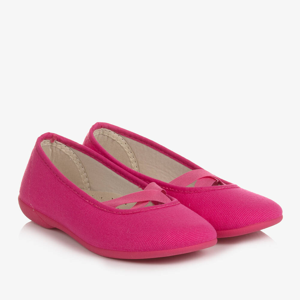KIKU - Парусиновые туфли цвета фуксии | Childrensalon