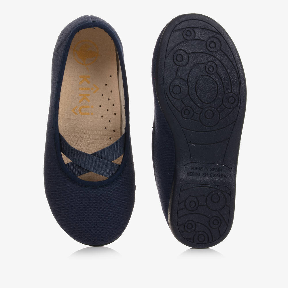 KIKU-Синие парусиновые туфли | Childrensalon Outlet