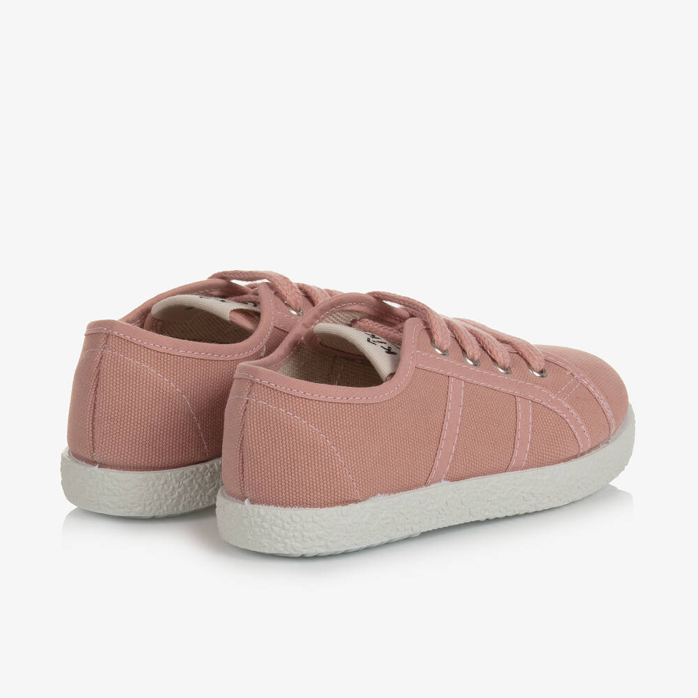 كيكو-ترينرز كانفاس لون زهري للبنات | Childrensalon Outlet