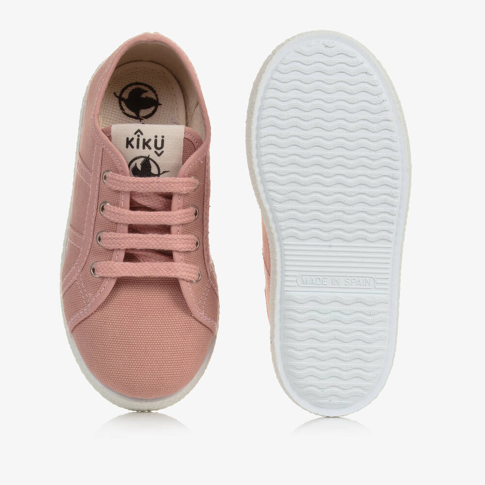 كيكو-ترينرز كانفاس لون زهري للبنات | Childrensalon Outlet