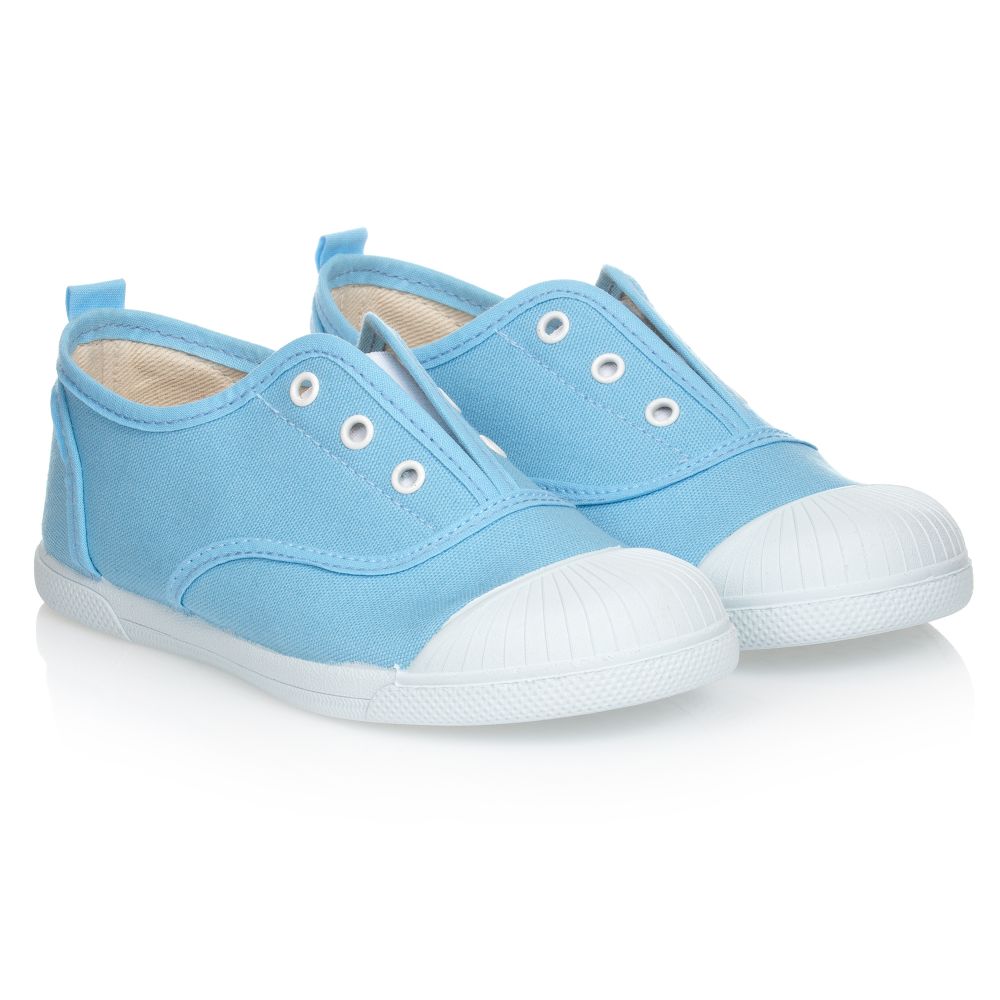 KIKU - Голубые парусиновые кроссовки | Childrensalon