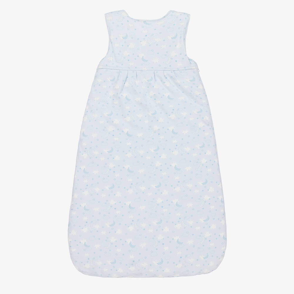 Kissy Kissy-Baby Boys Blue Night Clouds Sleeping Bag (68cm) | Childrensalon Outlet