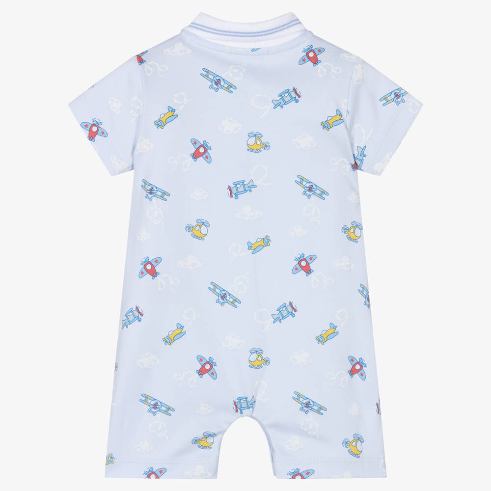 Kissy Kissy-Baby Boys Blue Sky Planes Shortie | Childrensalon Outlet