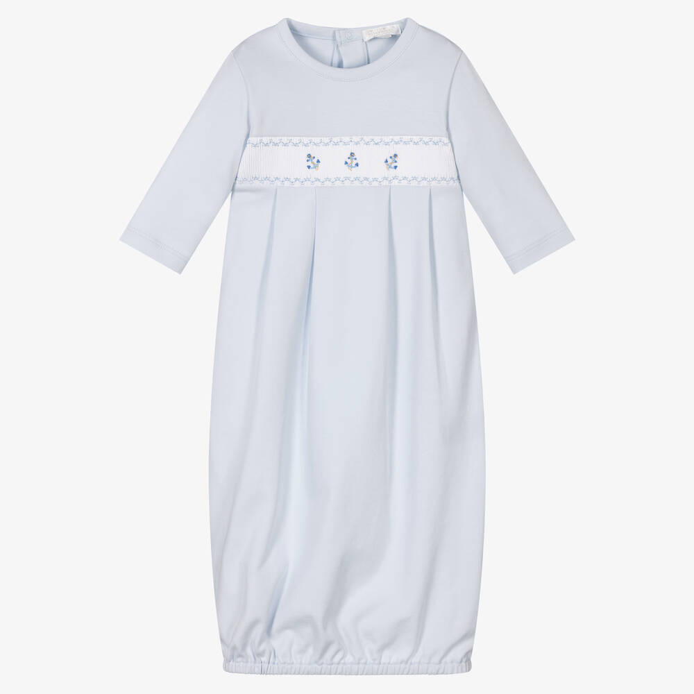 Kissy Kissy Baby Boys Blue Summer Medley Day Gown