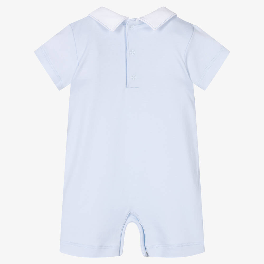 Kissy Kissy-Baby Boys Blue Summer Medley Shortie | Childrensalon Outlet