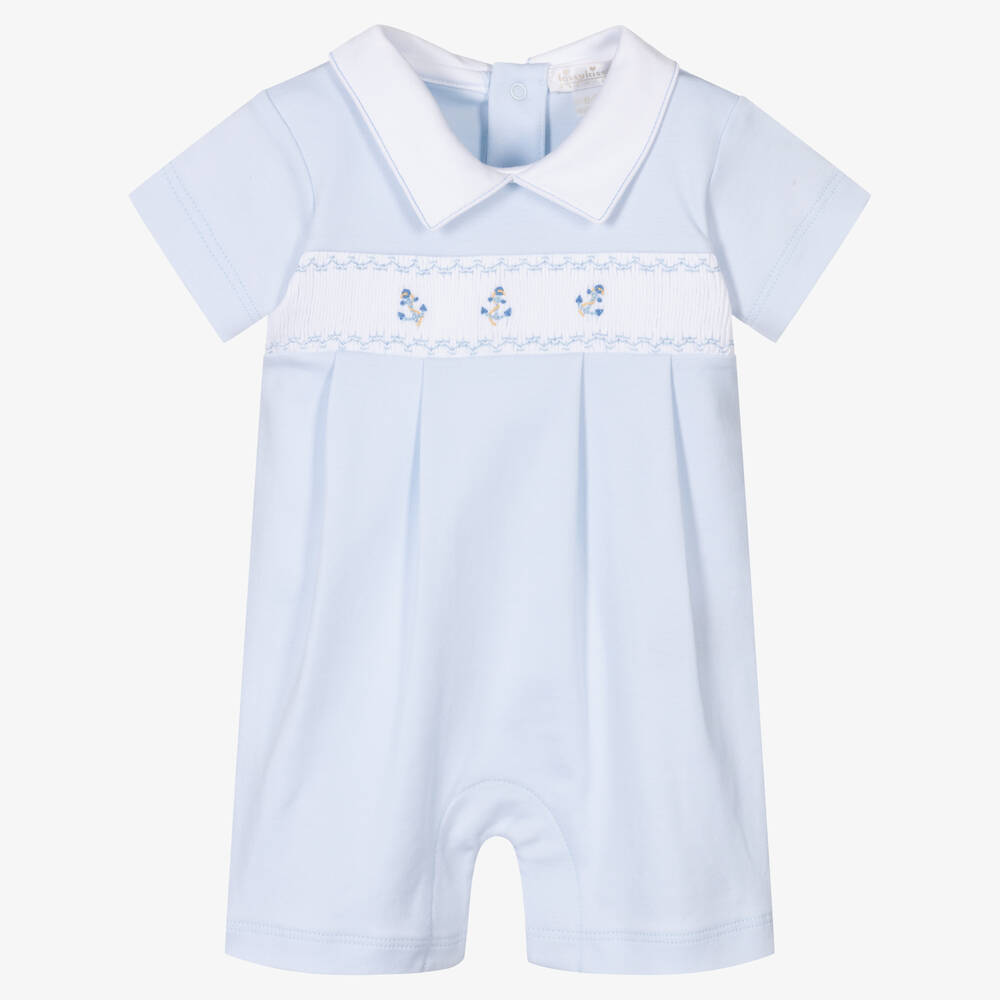 Kissy Kissy - Baby Boys Blue Summer Medley Shortie | Childrensalon