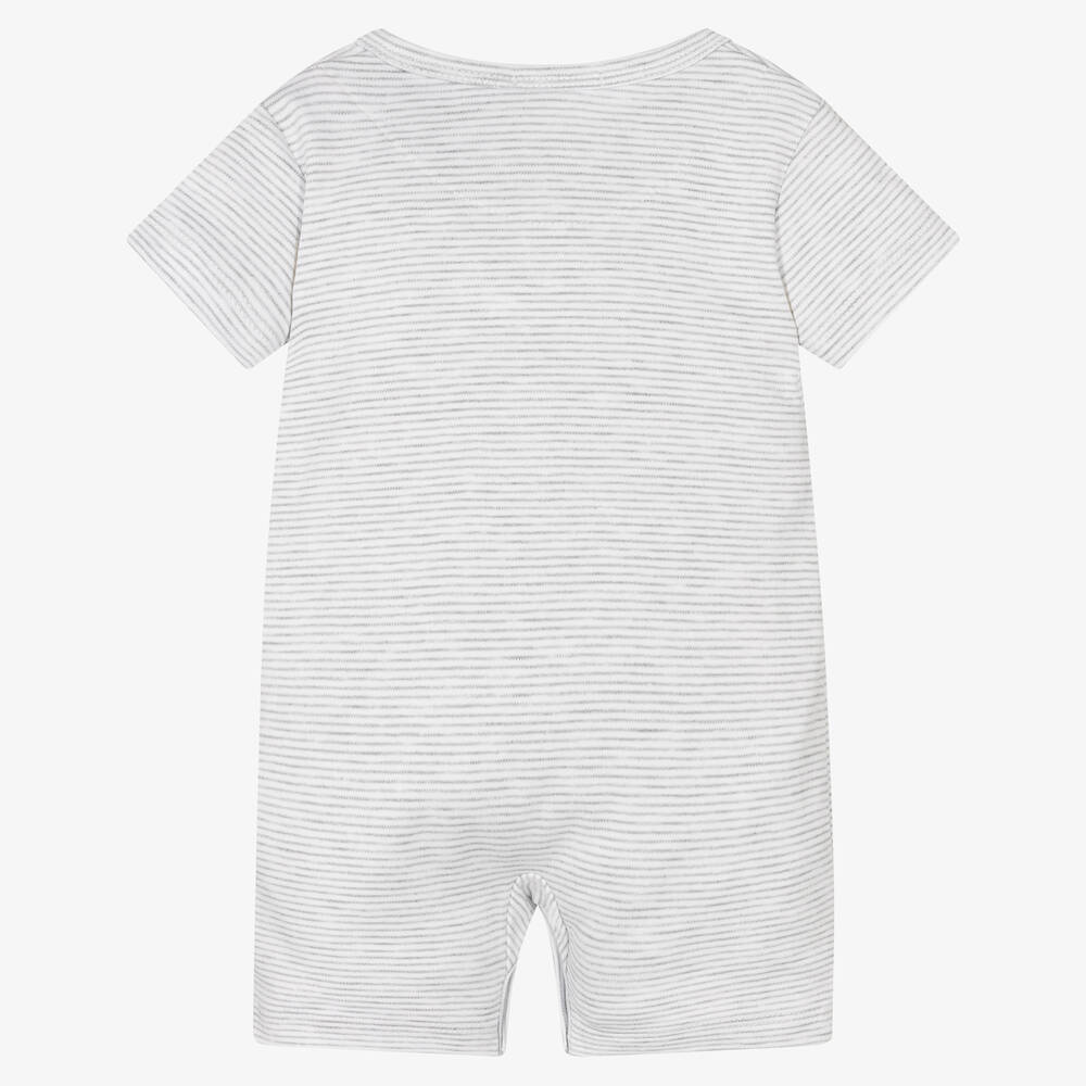 Kissy Kissy Baby Boys Grey Dino Frontier Shortie Childrensalon Outlet